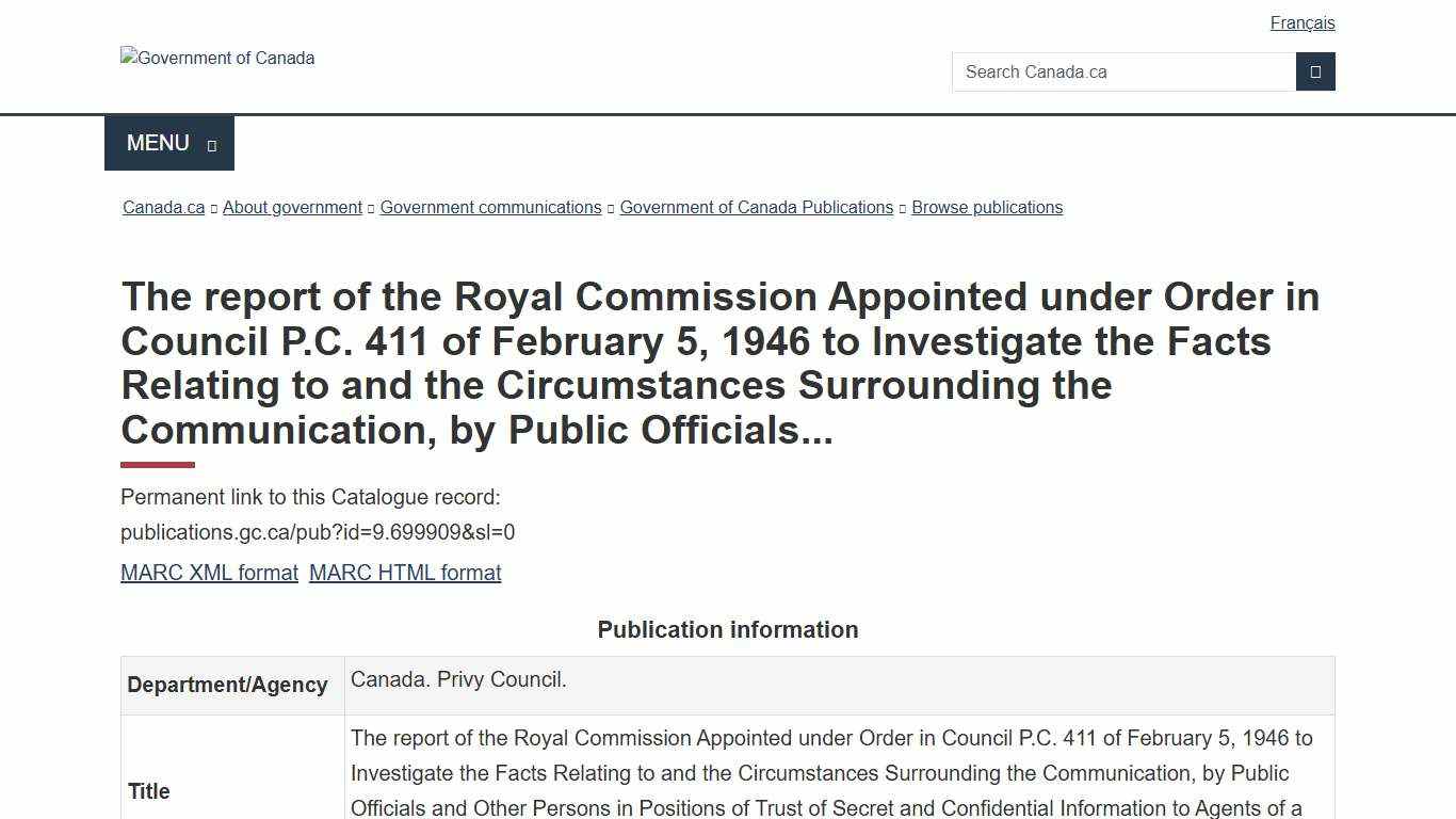 Publication information - Government of Canada Publications - Canada.ca